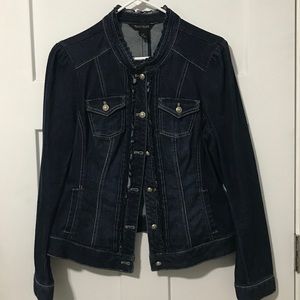 White House Black Market Jean Jacket